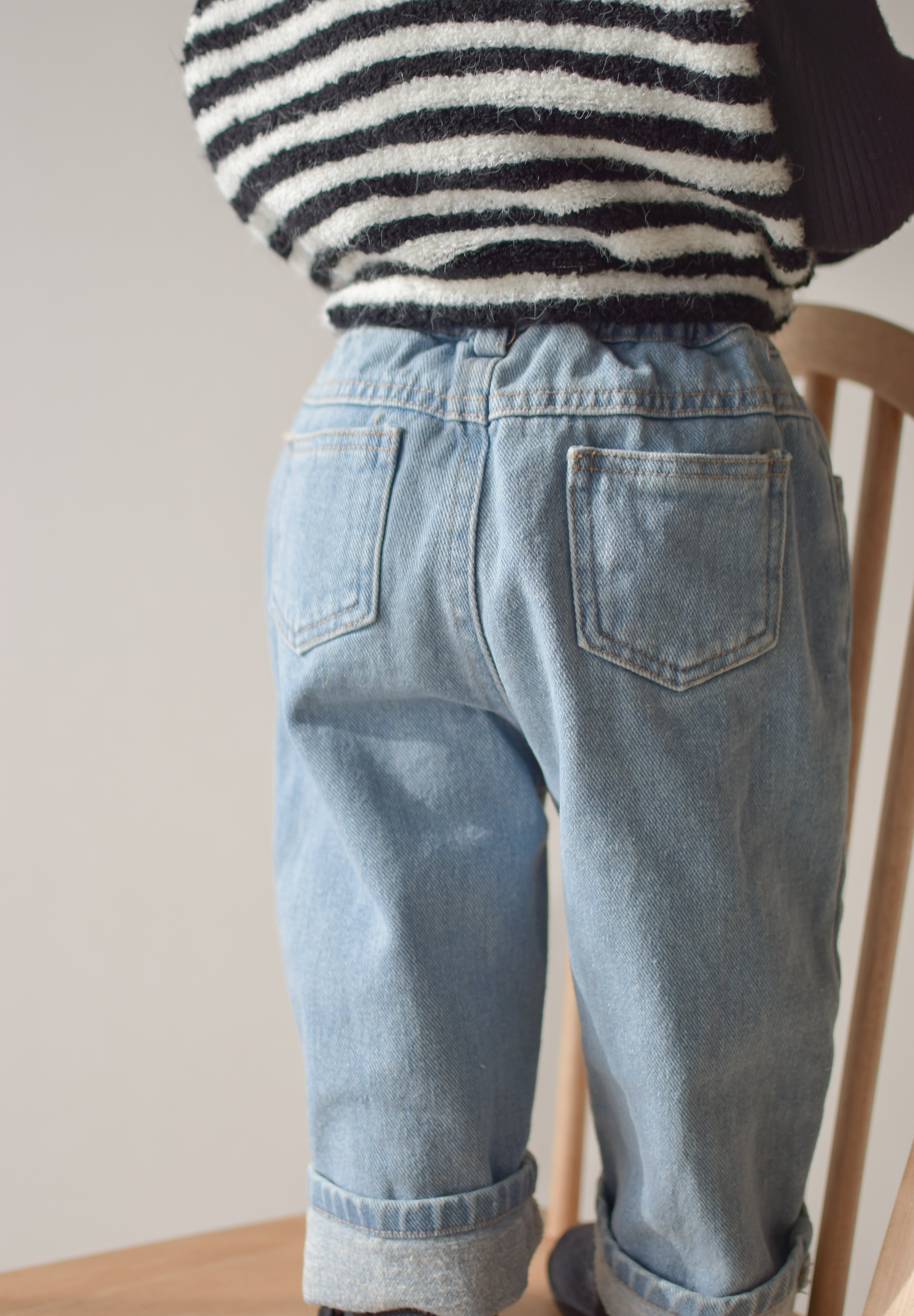 Winter denim pants
