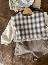 ［Anne shirley］Ange lace bustier (check)