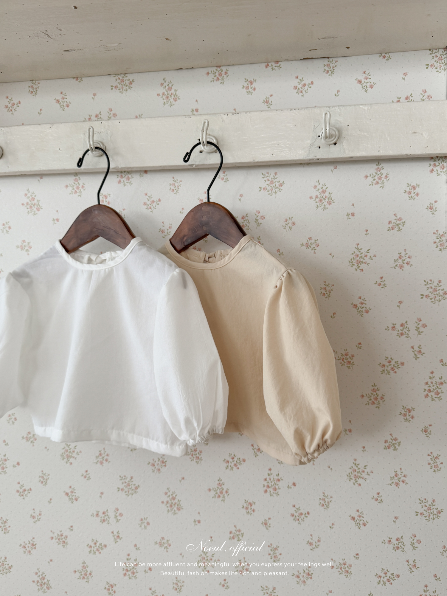 Balloon ribbon blouse (baby)