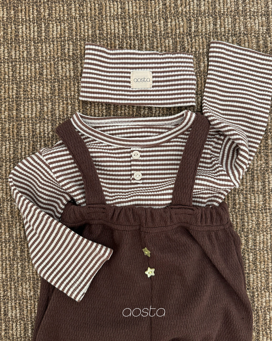 ［Aosta］Cookie Stripe Headband
