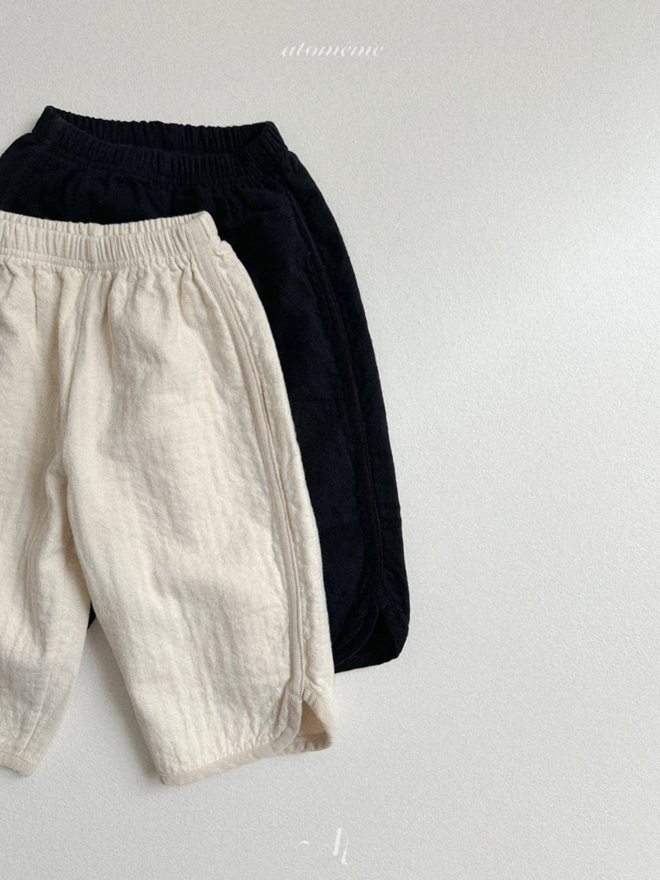 [atomeme] Peach Rib Pants