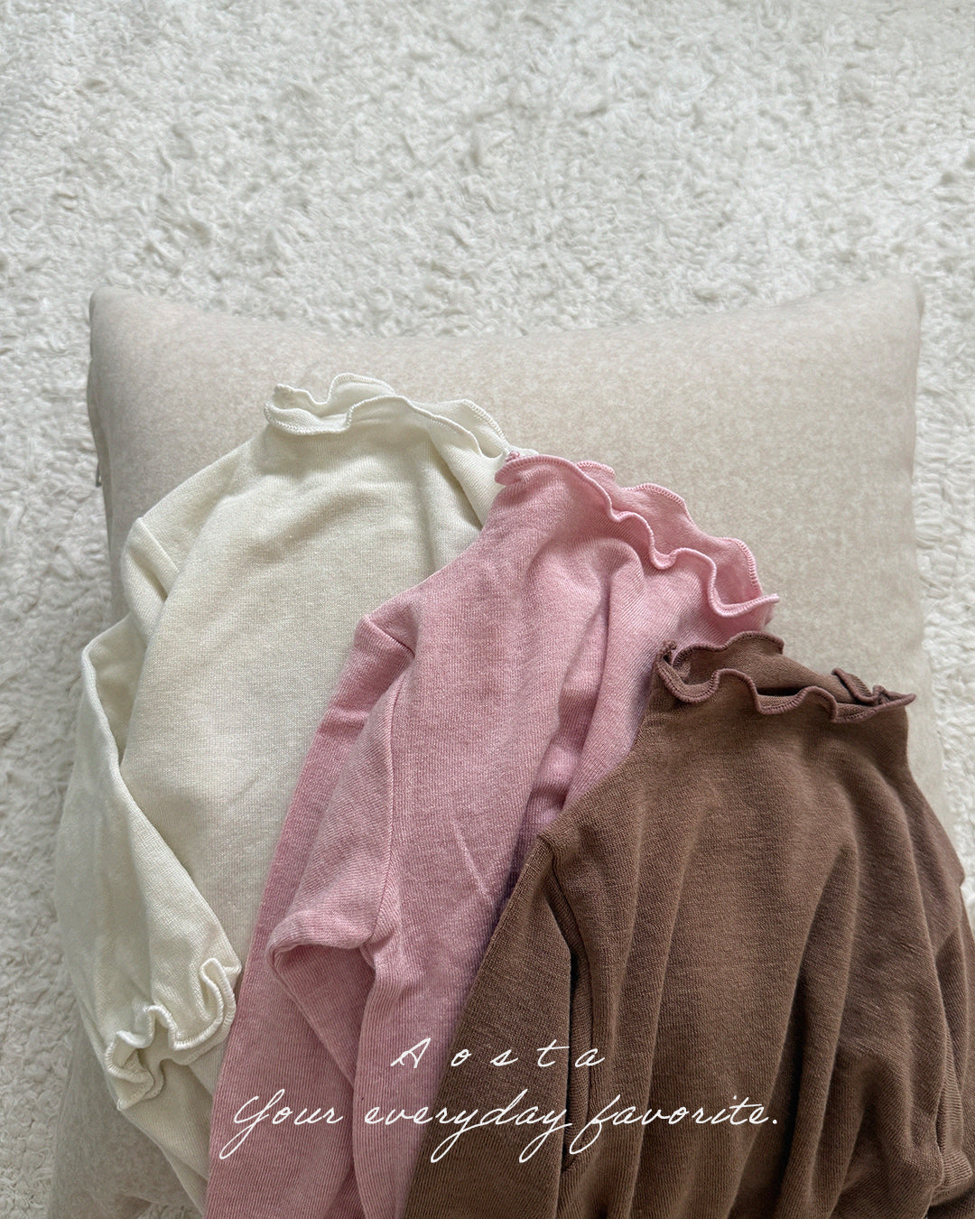 ［Aosta］Soft Mellow Tee