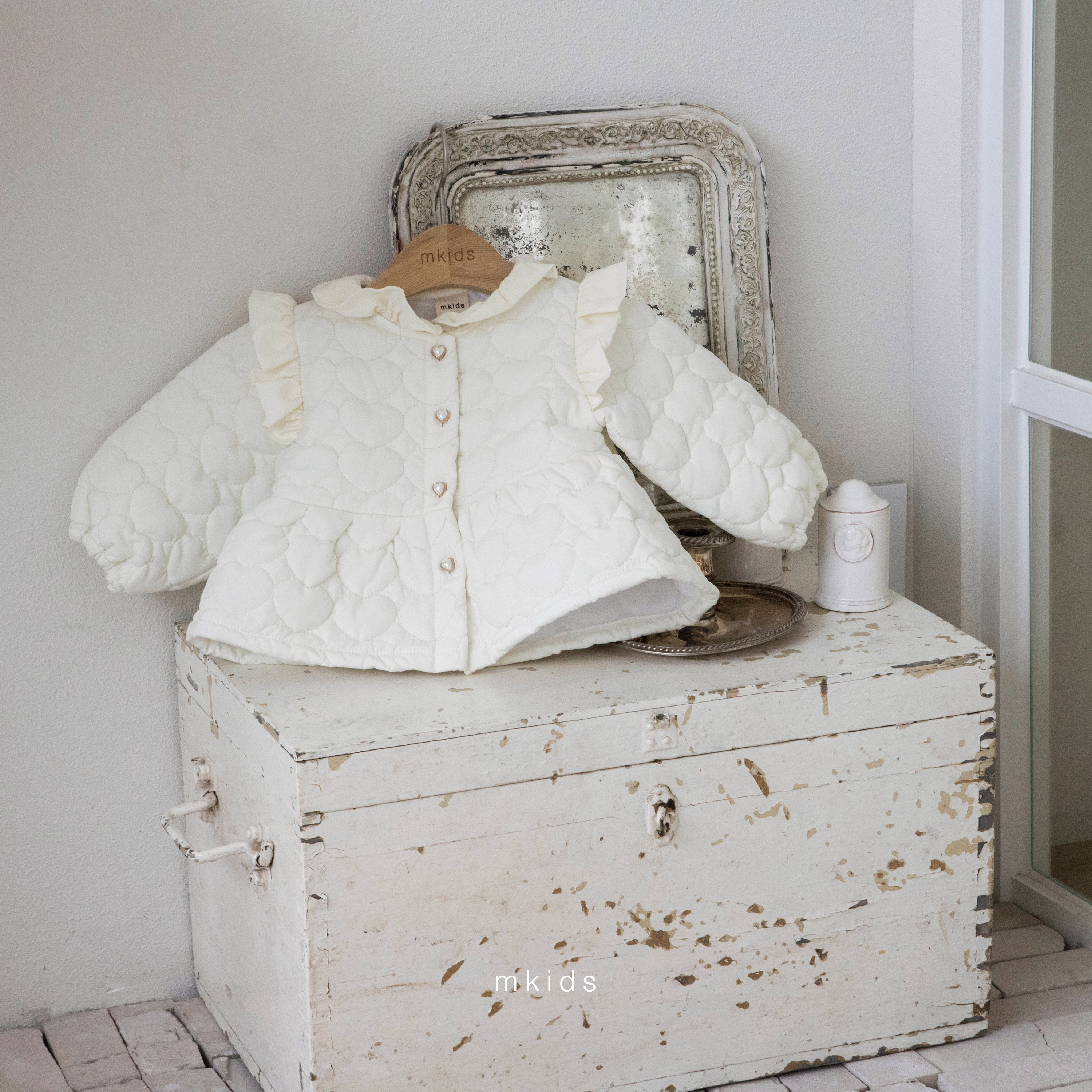 ［mkids］Love you quilting jacket