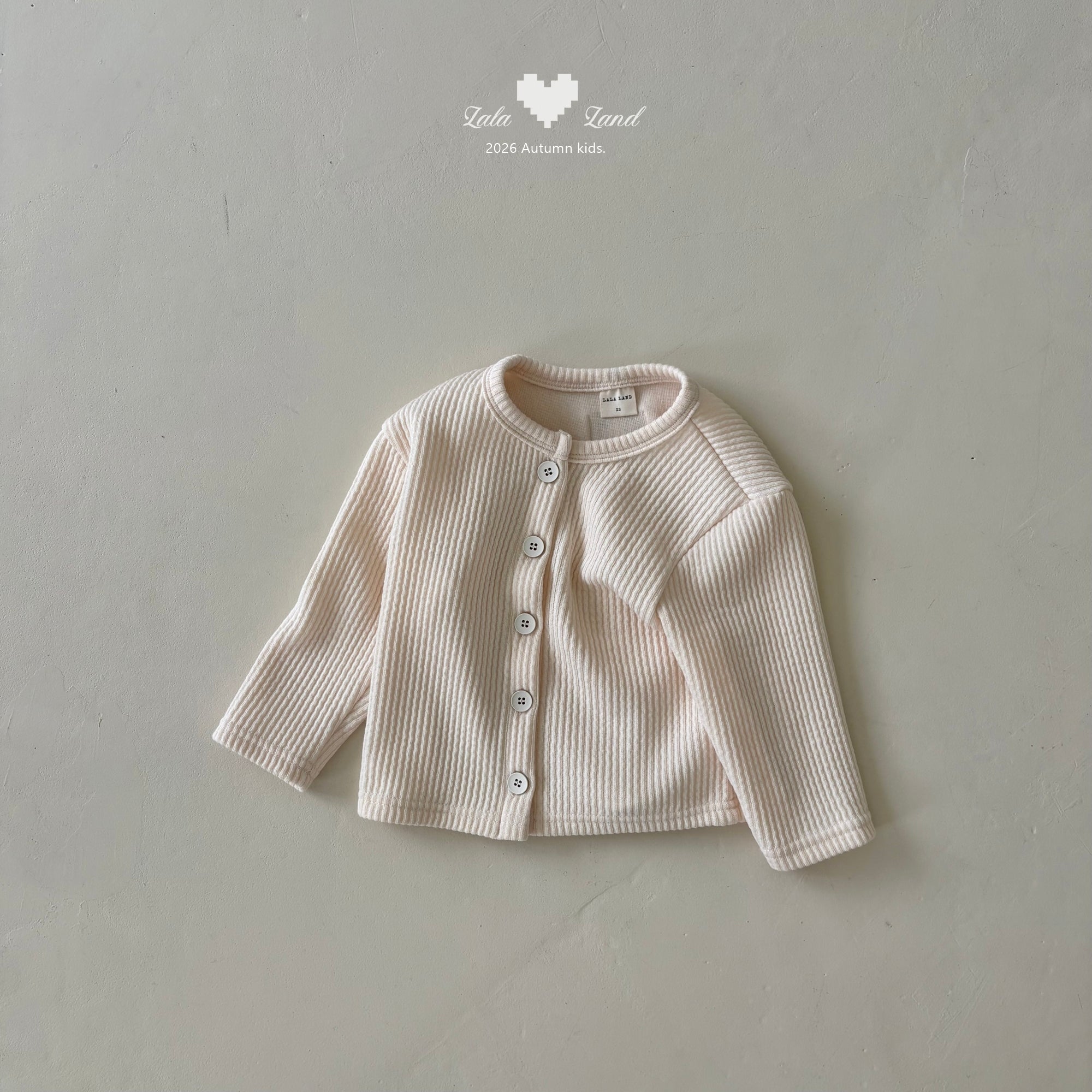 ［Lala land］Alpha rib cardigan