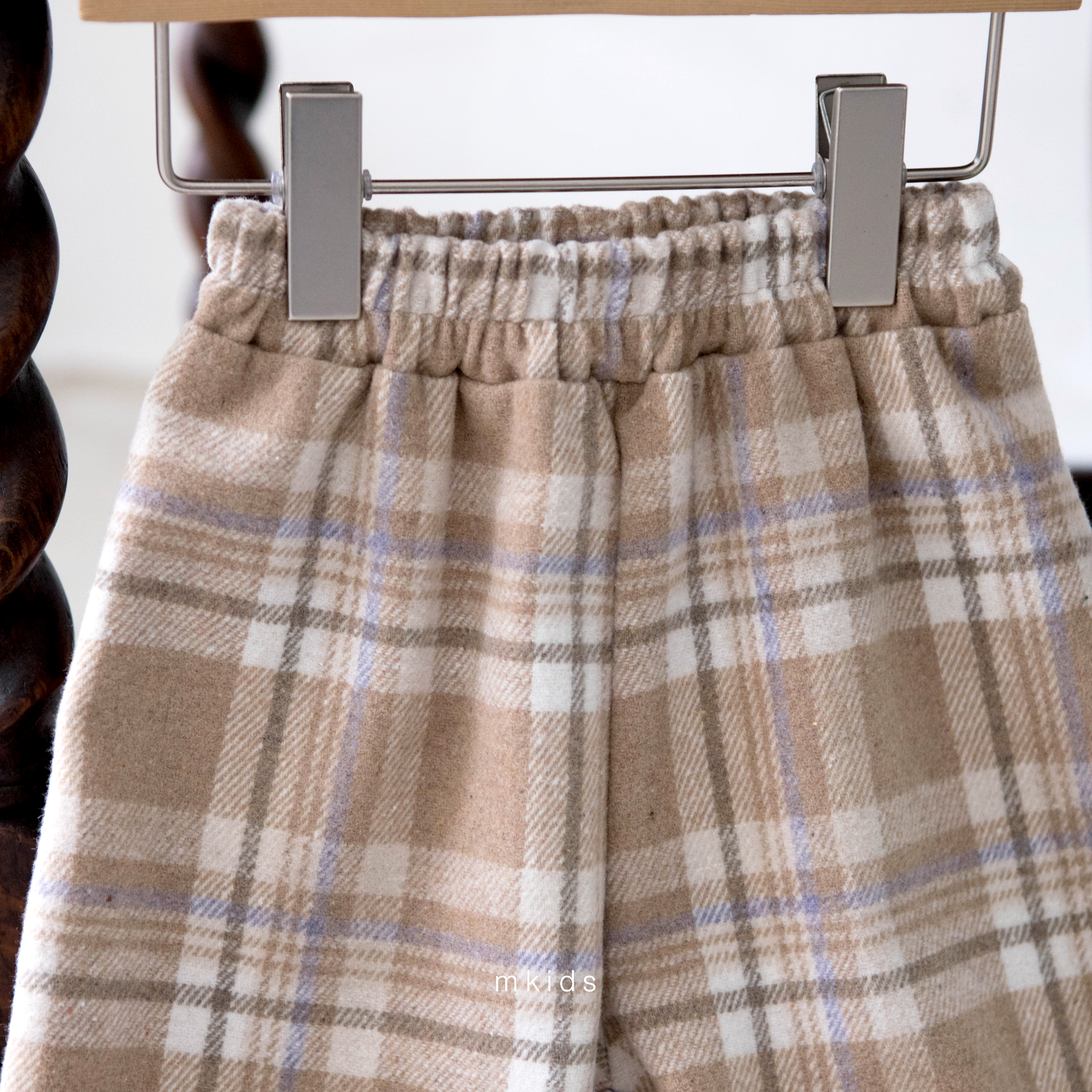 ［mkids］Oliver check pants