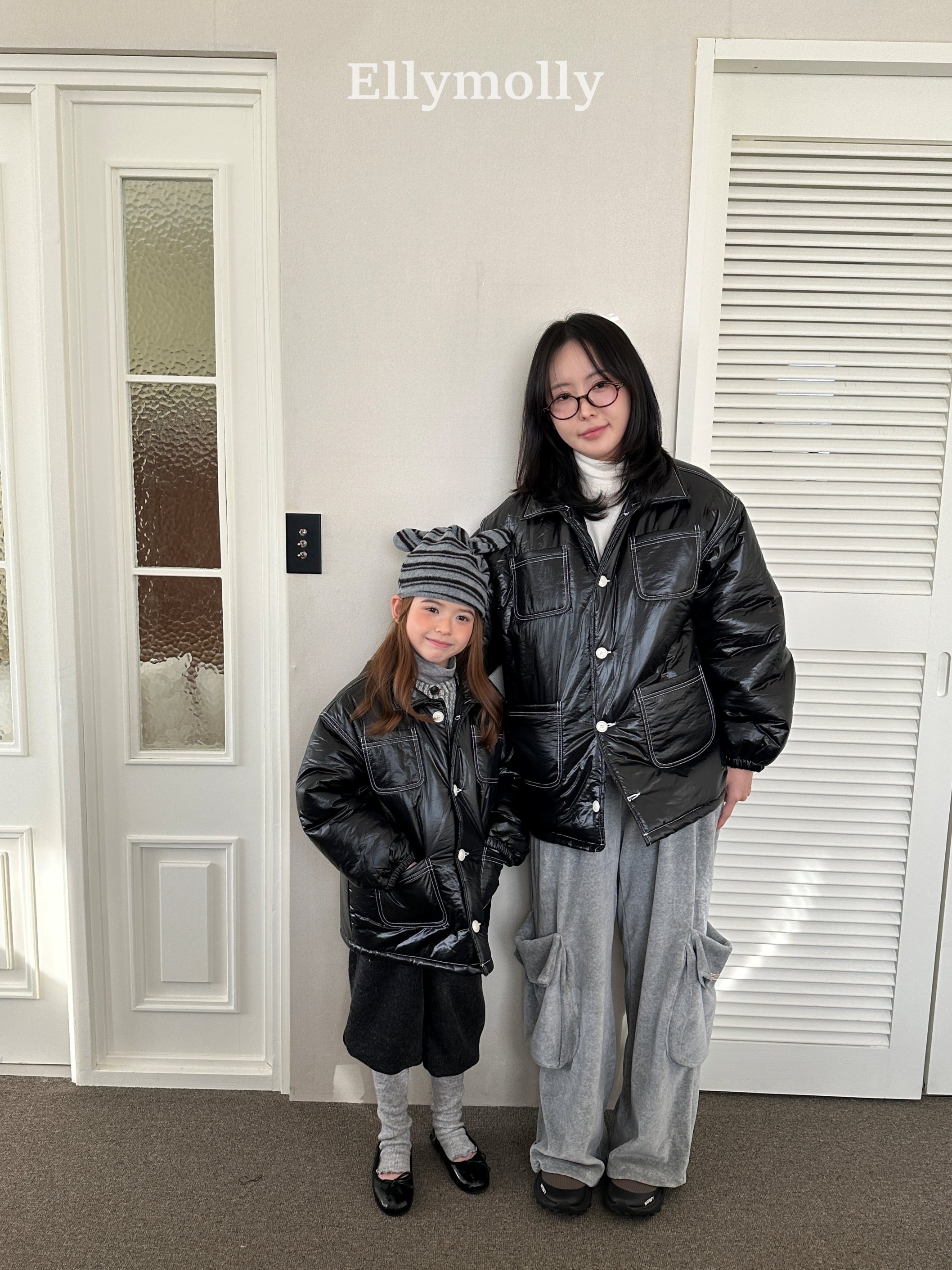 ［ELLY MOLLY］Rolling big cargo pants