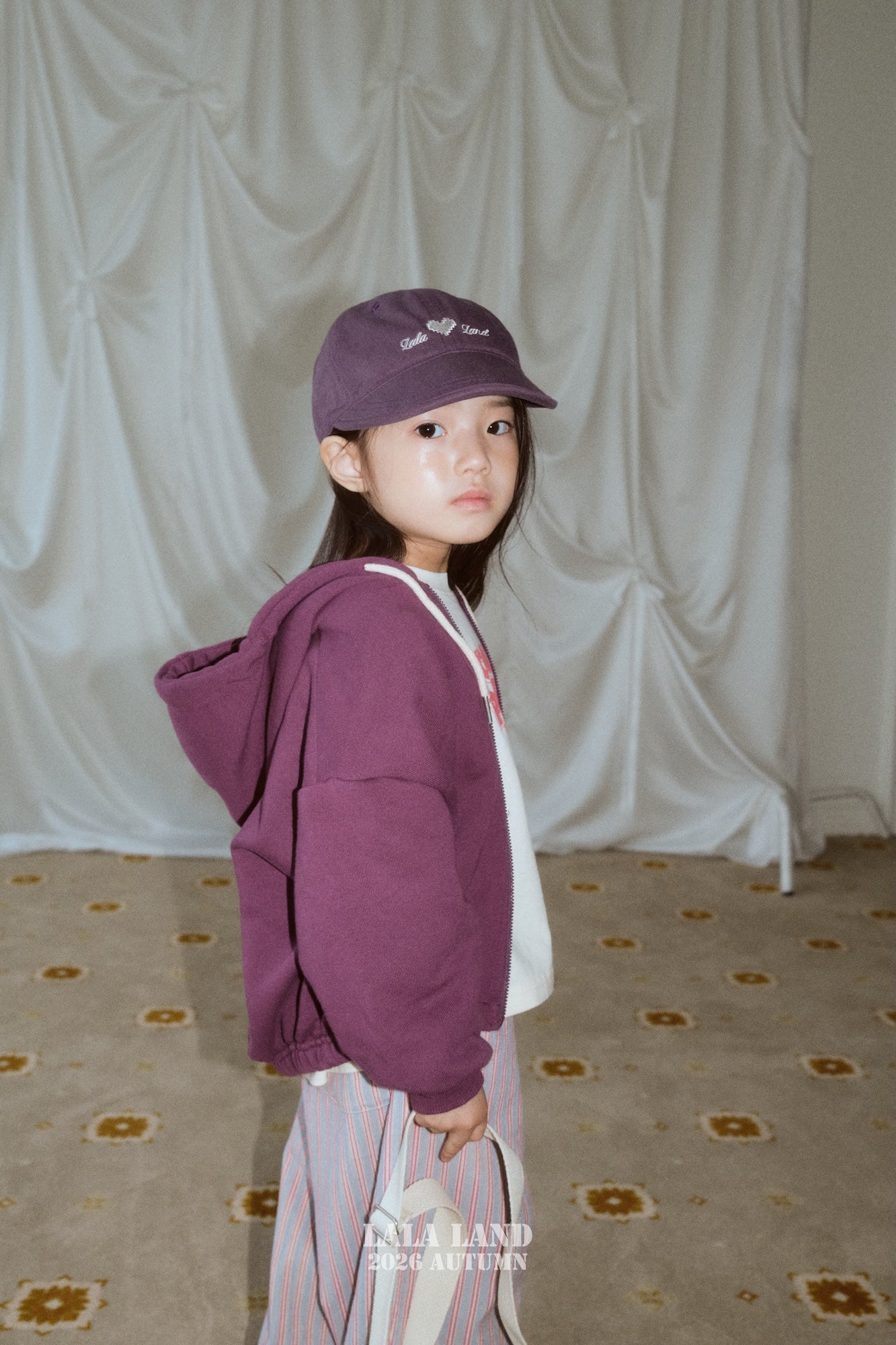 ［Lala land］Beans hood zip up