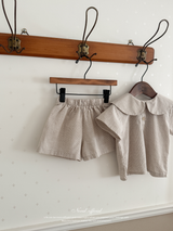 Mini check short pants