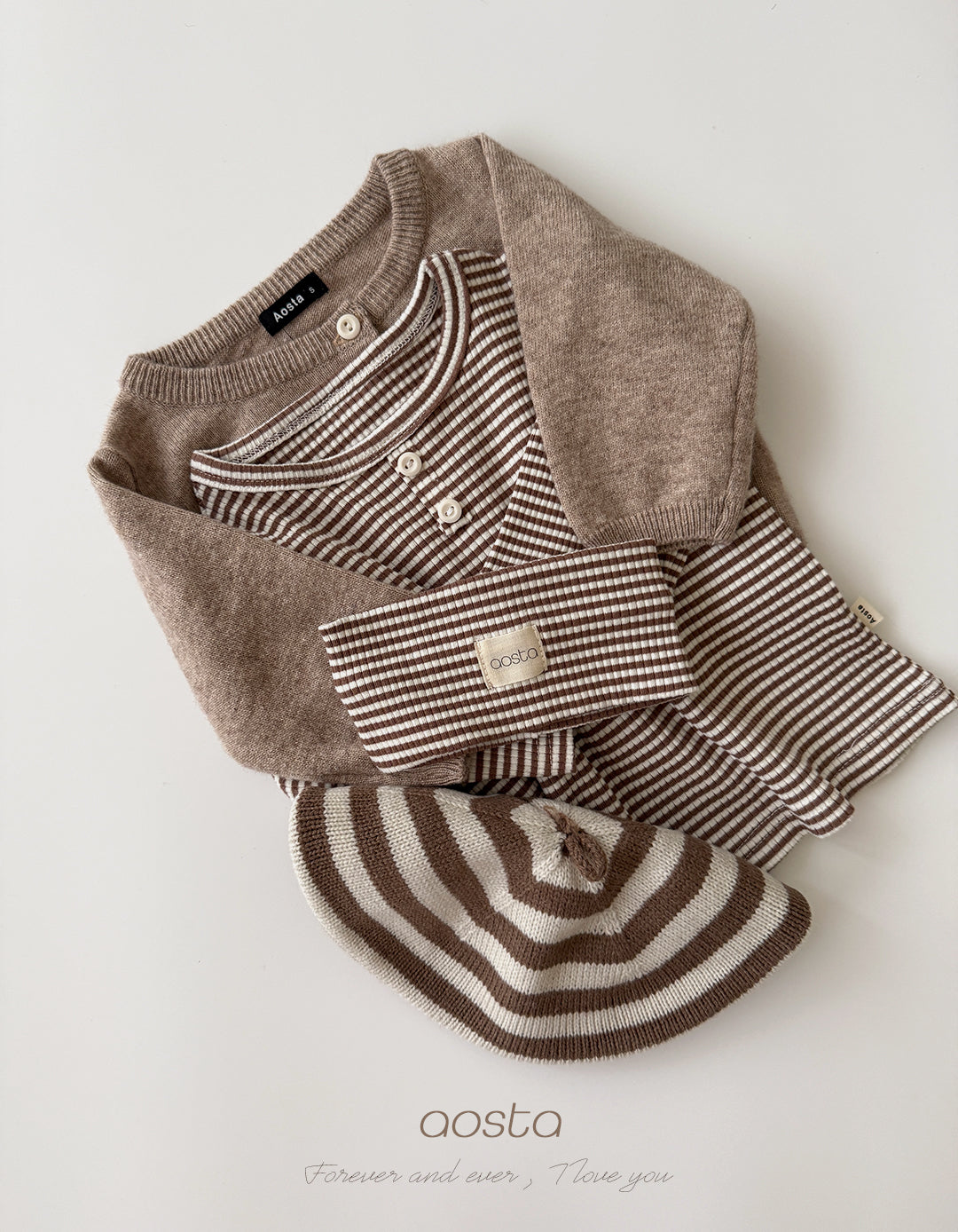 ［Aosta］Knit Cookie Beret