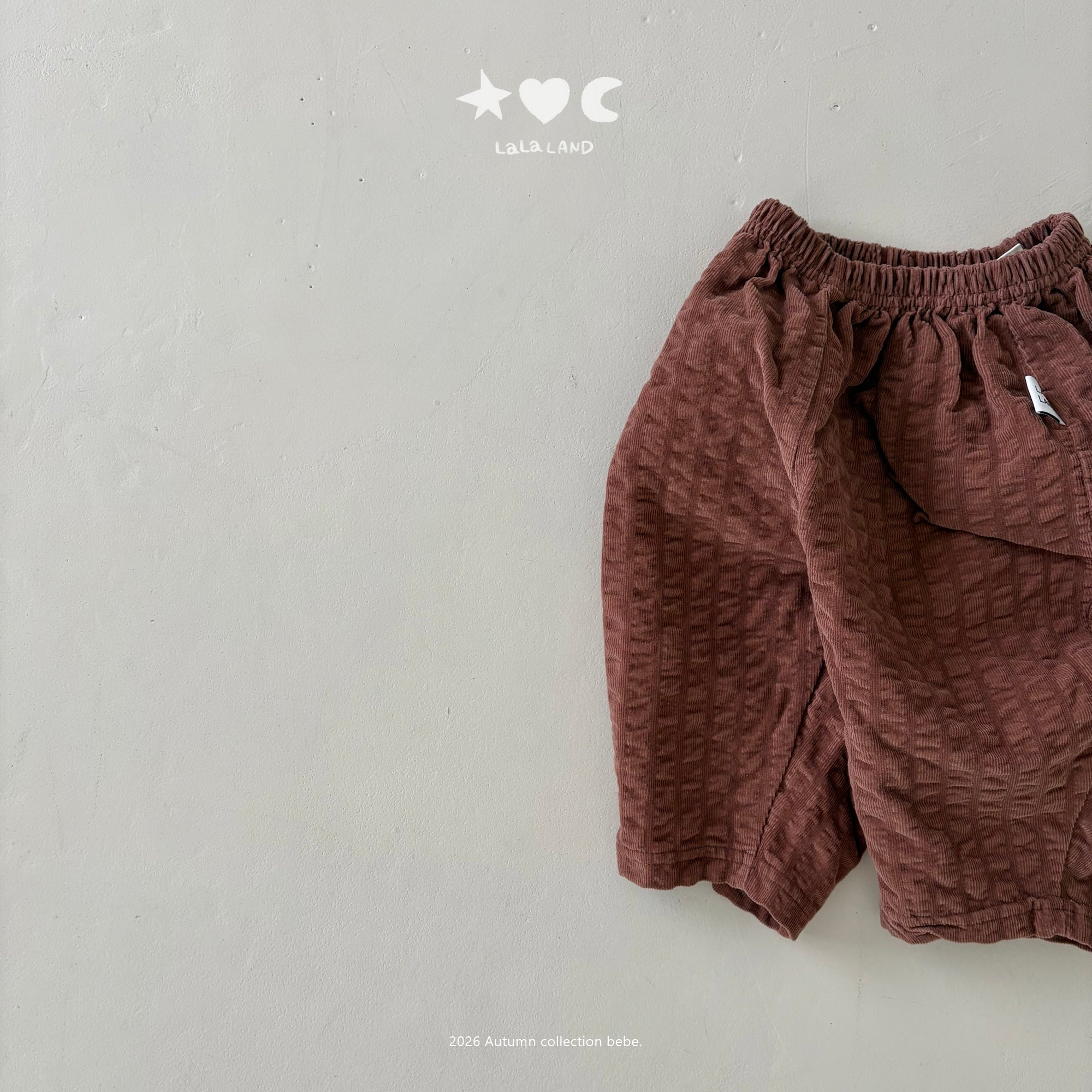 ［Lala land］Embossing pants