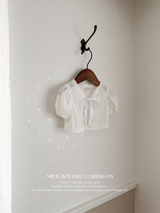 Milk bolero cardigan