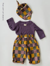 ［Aosta］Patchwork Pants