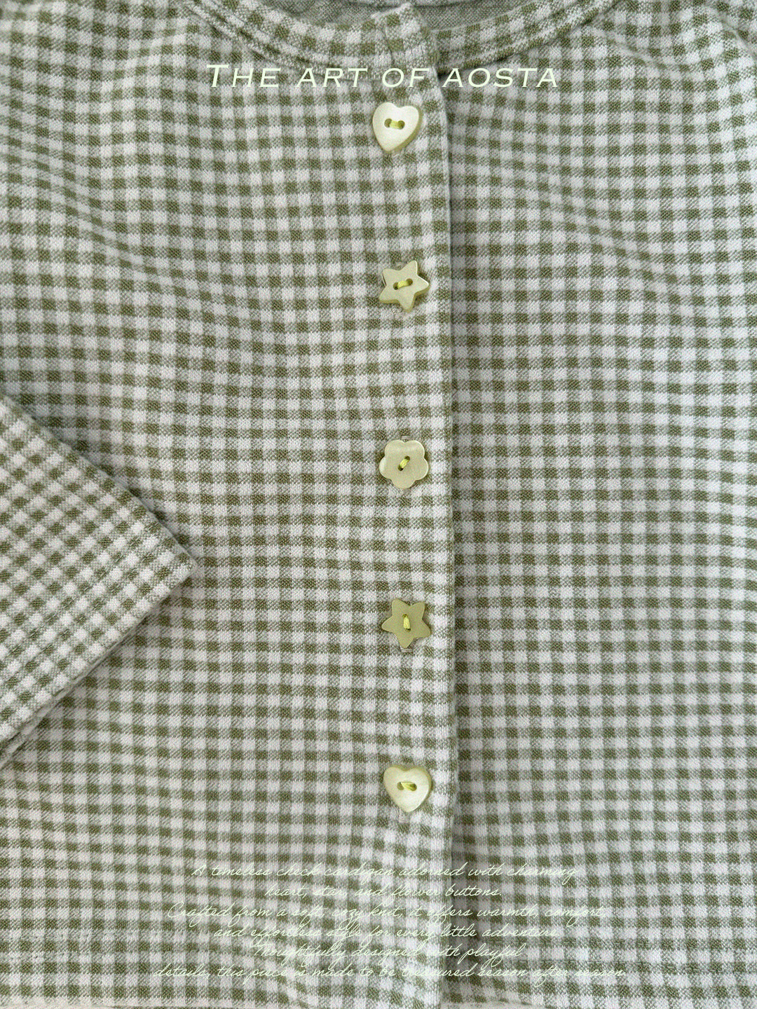 ［Aosta］Kiki Check Cardigan