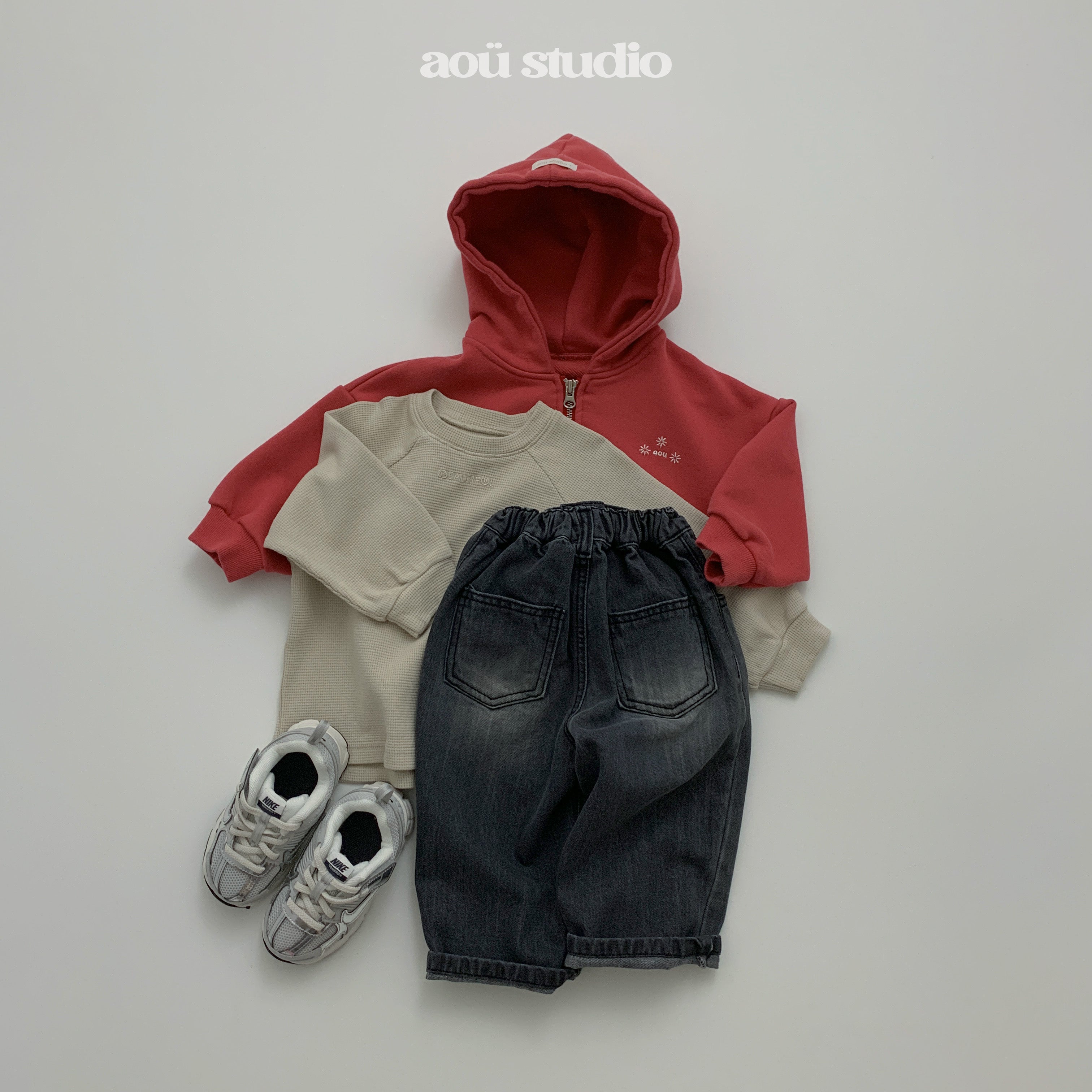 ［aou studio］Aou hood zip up