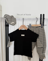 ［Aosta］Crayon Stripe Pants