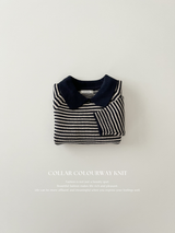 Collar colourway knit