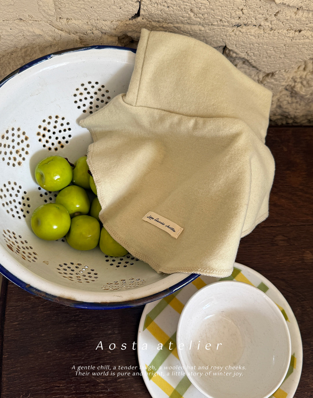 ［Aosta］Fake turtleneck