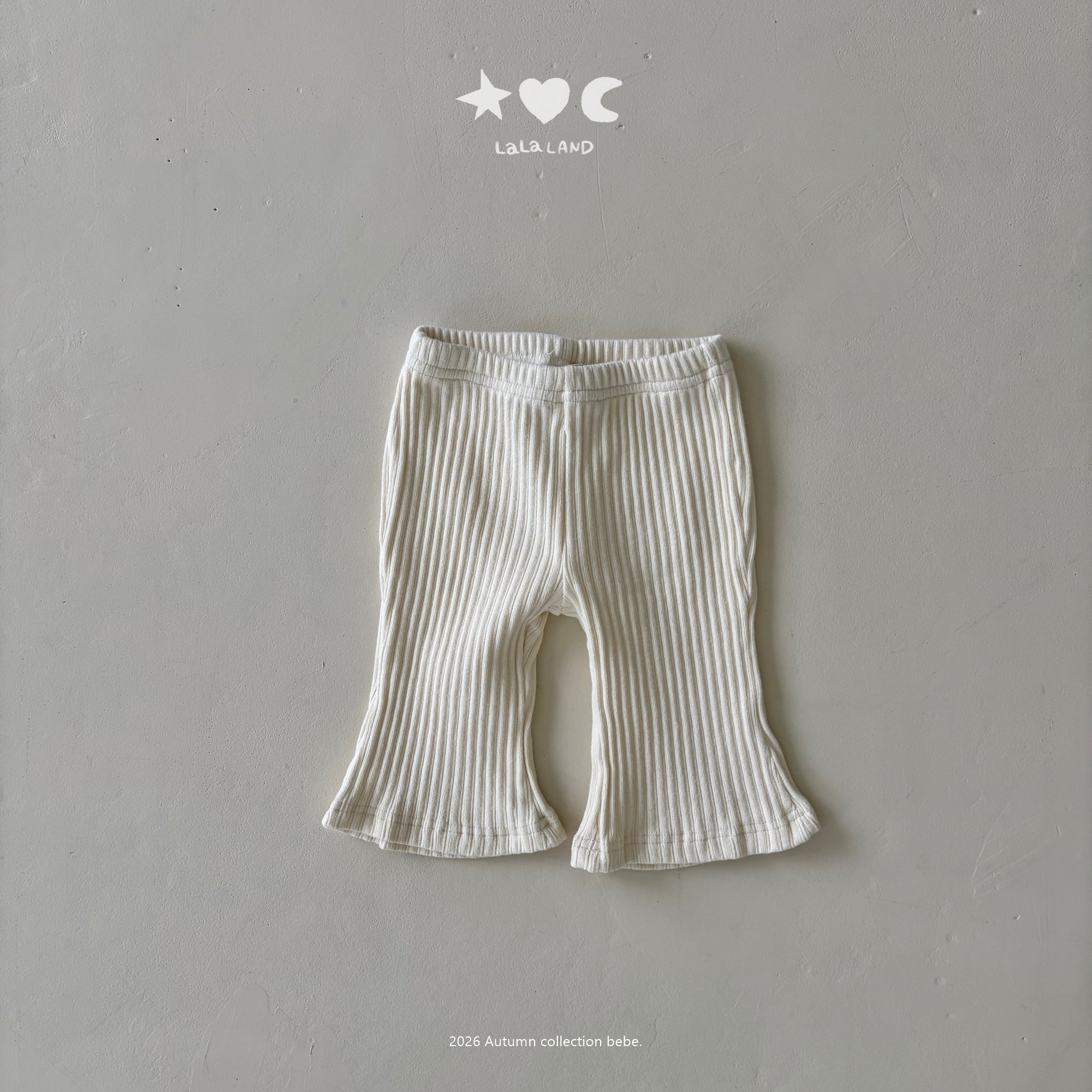 ［Lala land］Tulip rib pants