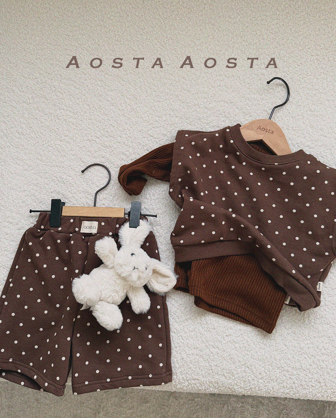 ［Aosta］Dot Tongtong Pants