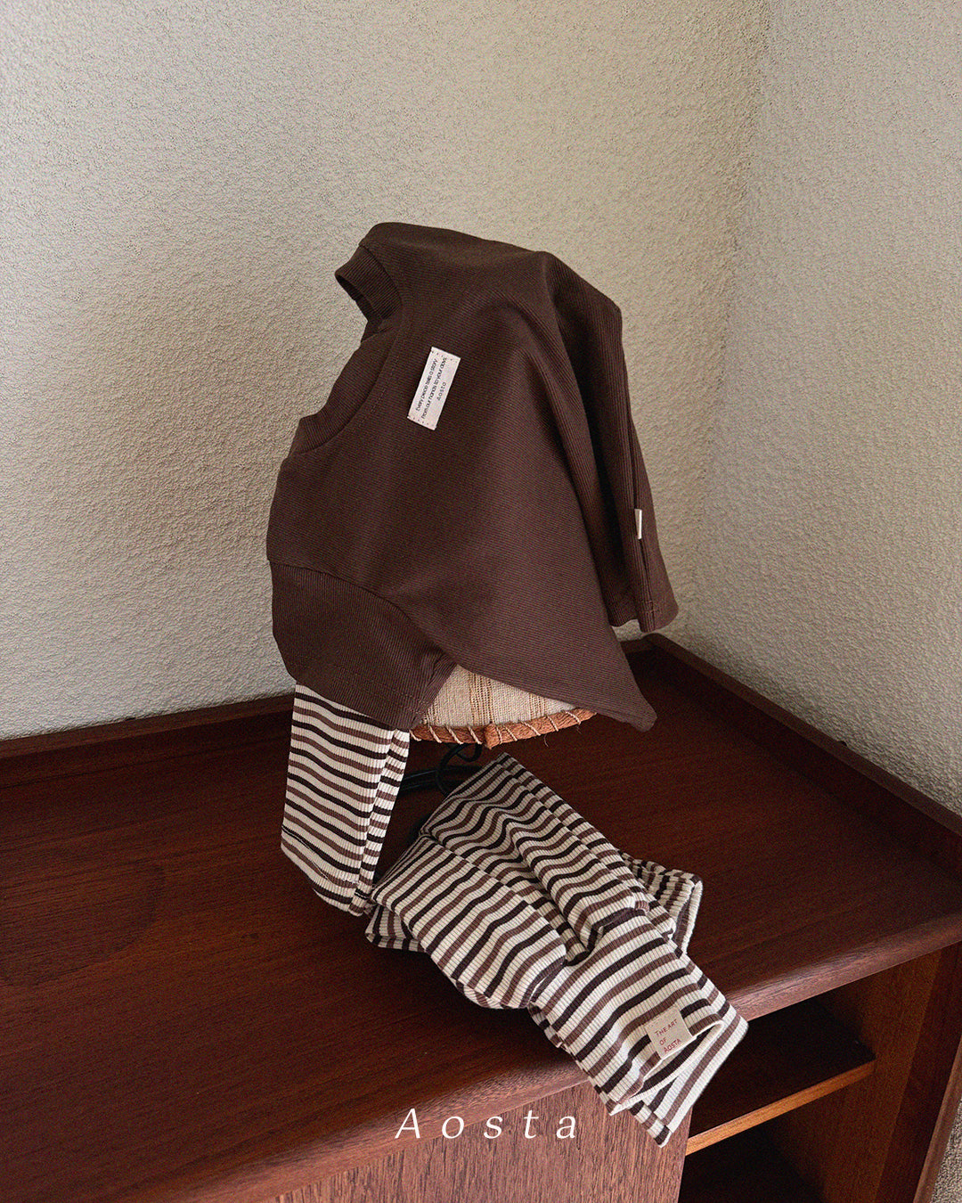 ［Aosta］Crayon Stripe Pants