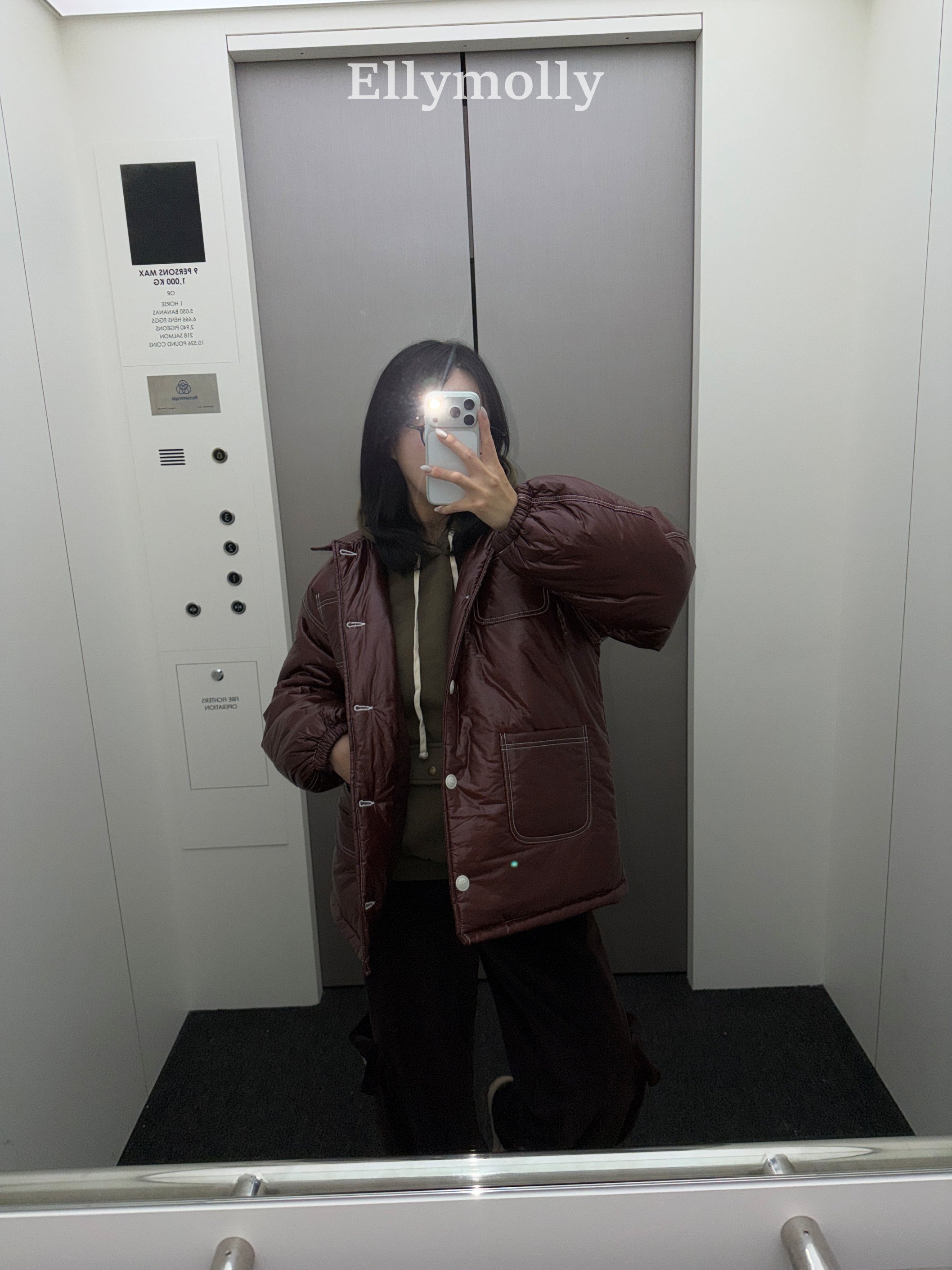 ［ELLY MOLLY］Rolling big cargo pants