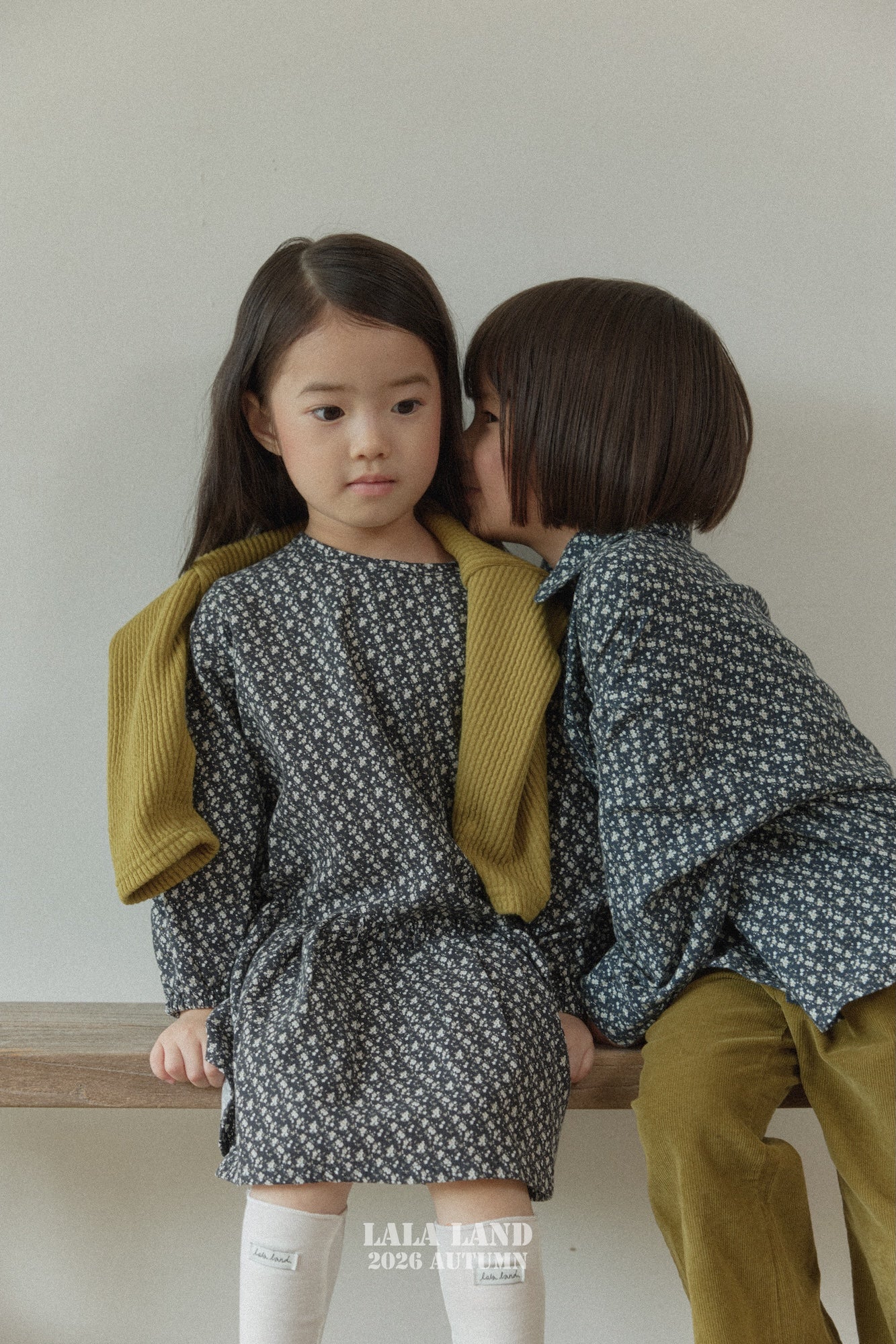 ［Lala land］Flour collar shirt