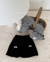 ［Aosta］Bibi Ribbon Skirt Pants