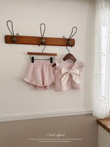 Romantic ribbon frill set