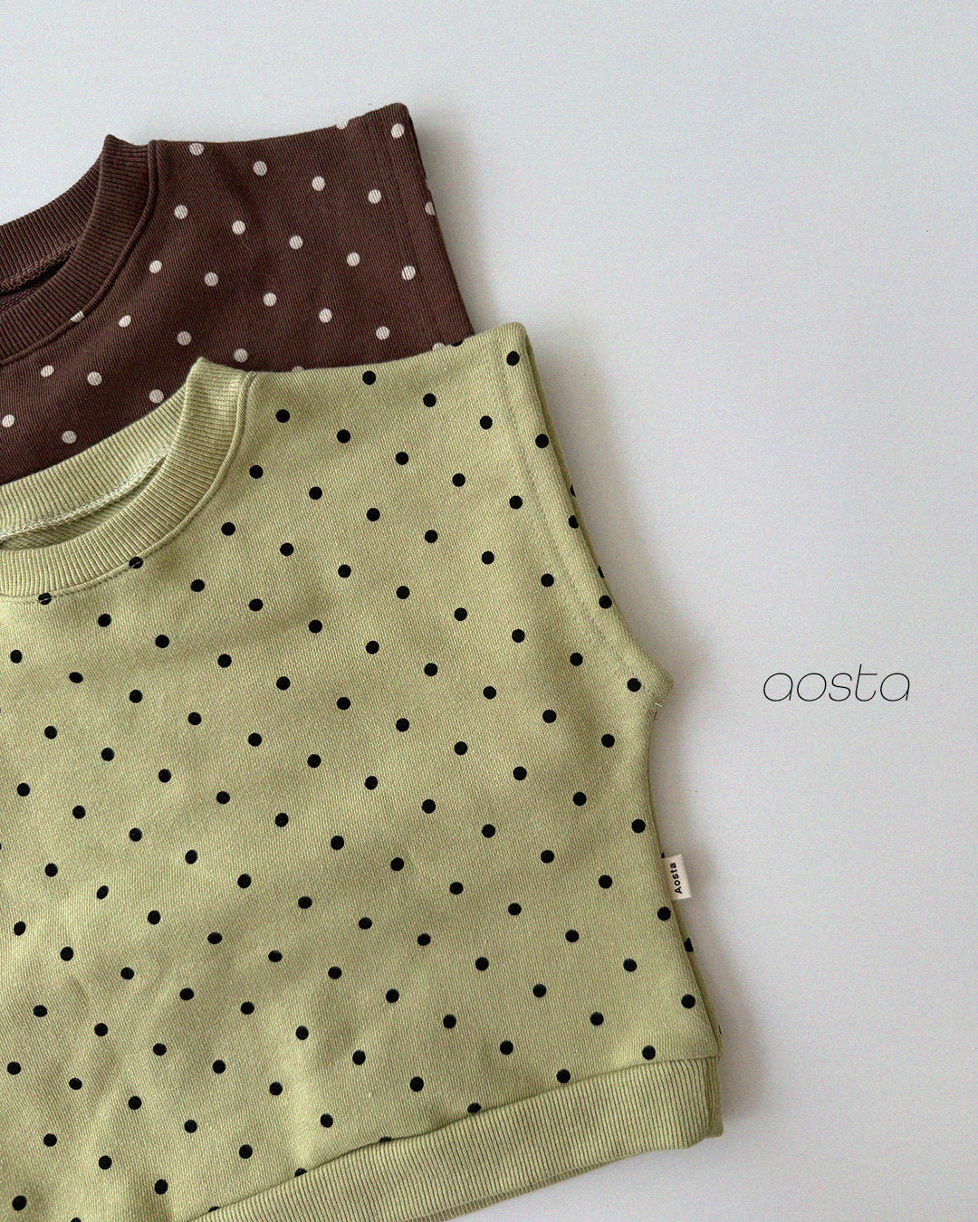 ［Aosta］Dot Tongtong Vest