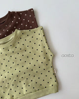 ［Aosta］Dot Tongtong Vest