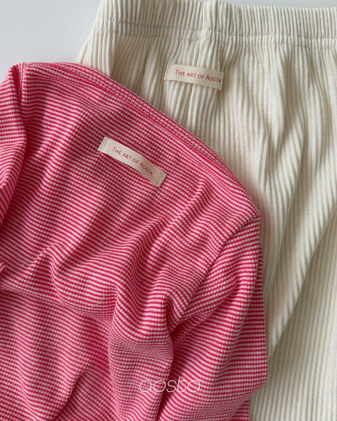 ［Aosta］Boat Neck Tee