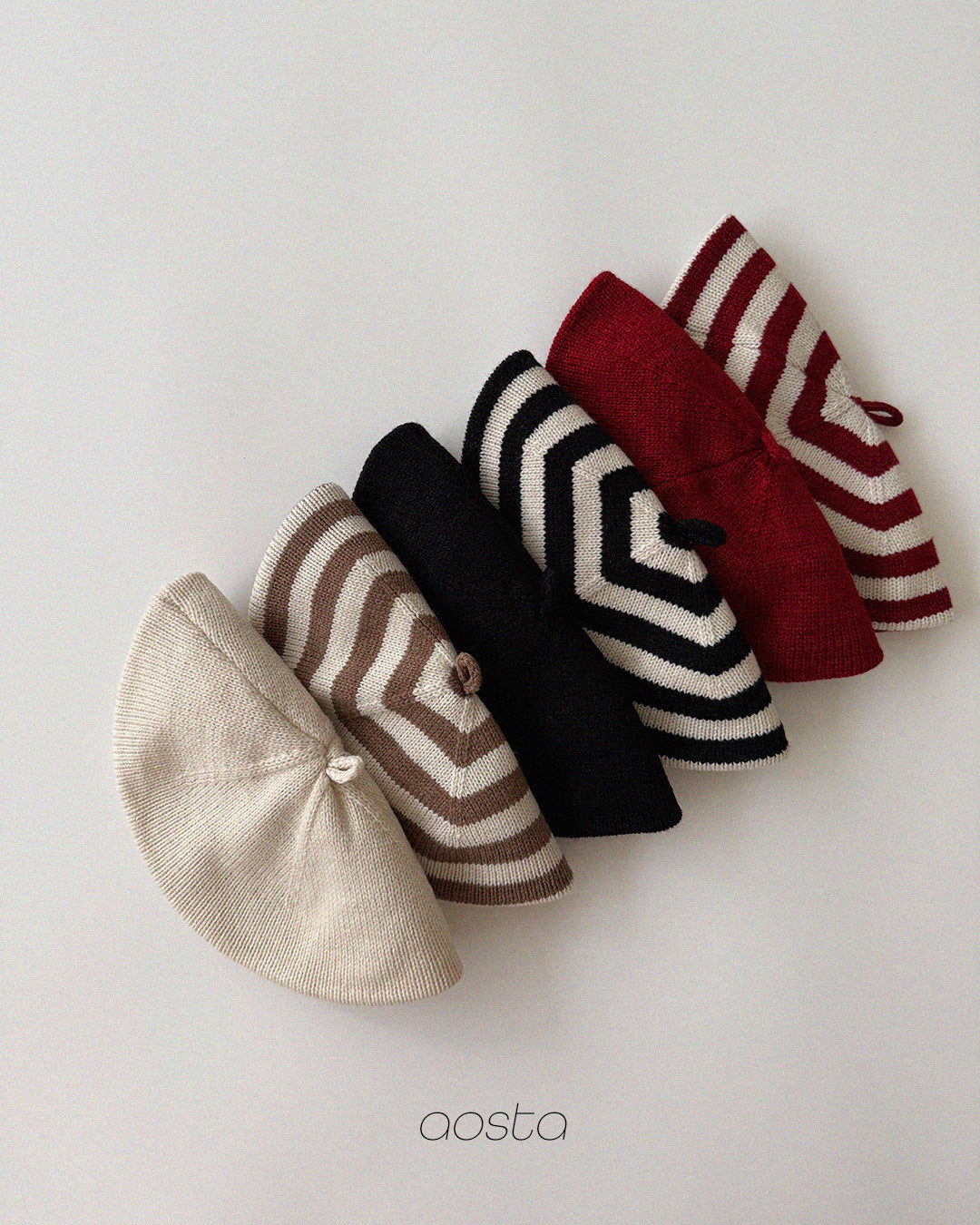 ［Aosta］Knit Cookie Beret