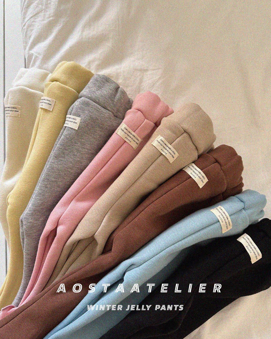 ［Aosta］Jelly pants