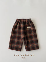［Aosta］Check pants