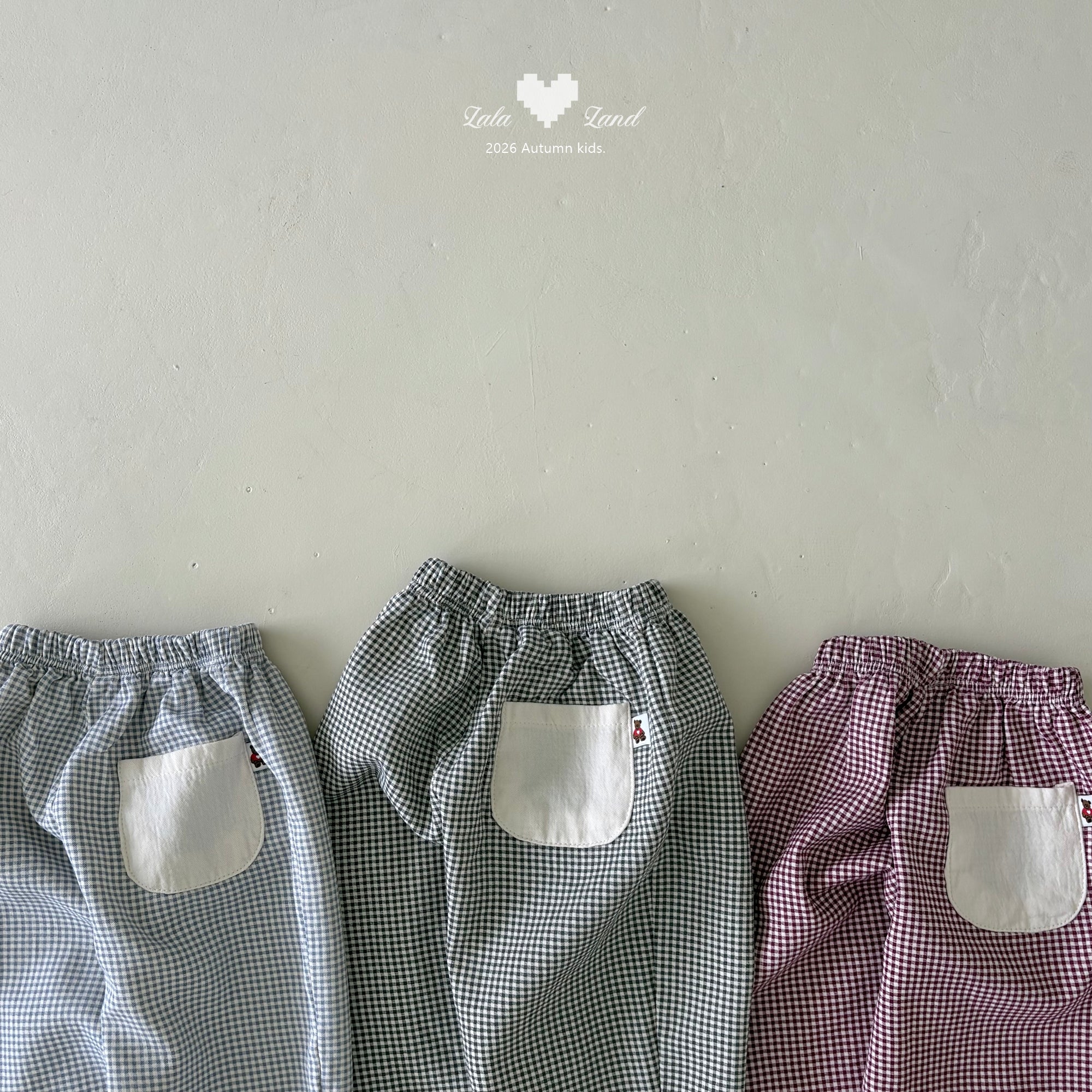 ［Lala land］Lits check pants