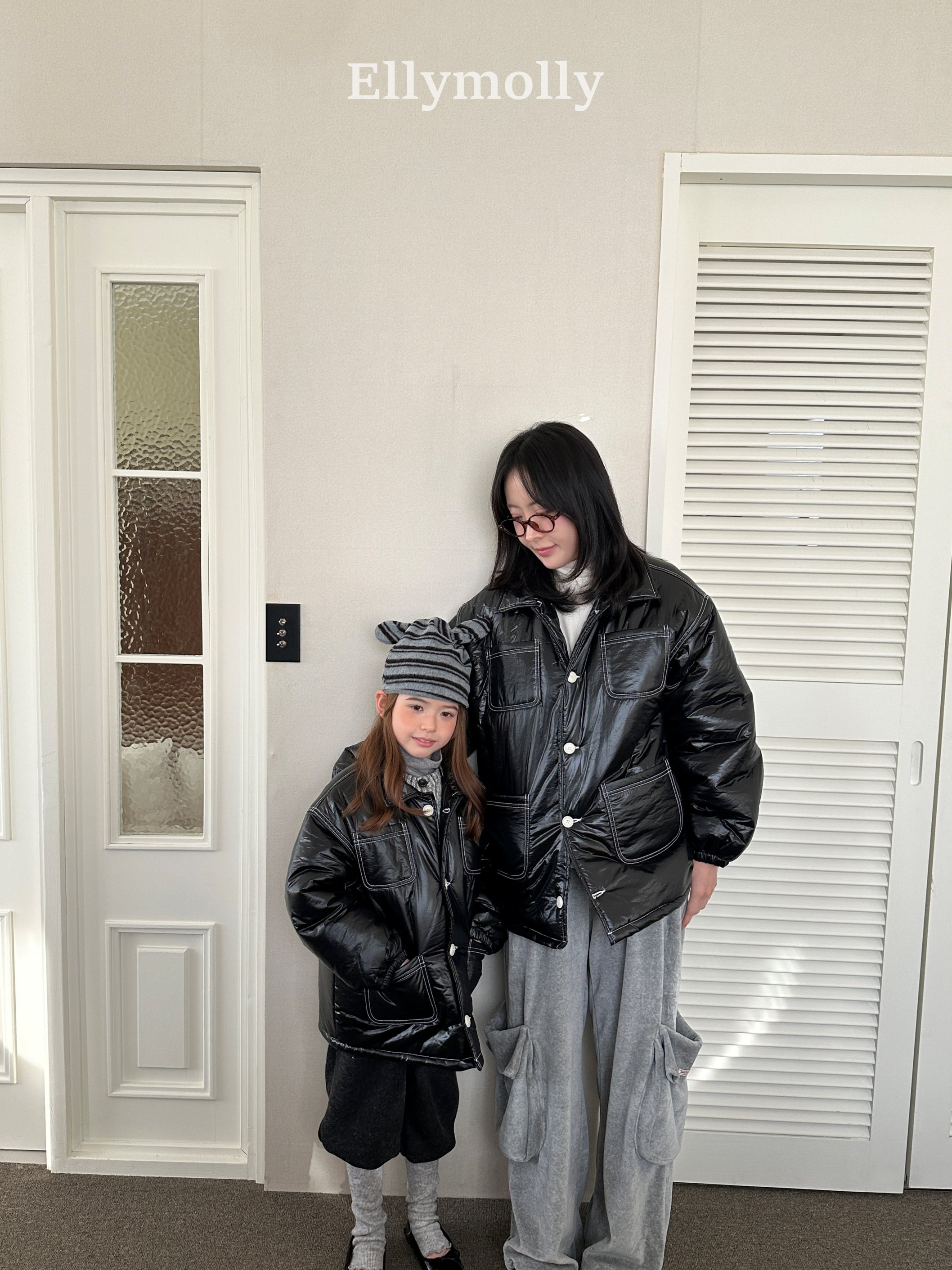 ［ELLY MOLLY］Rolling big cargo pants