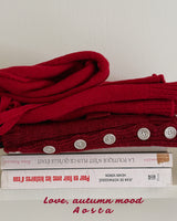 ［Aosta］Knit Cookie Vest