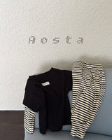 ［Aosta］Crayon Layered Tee
