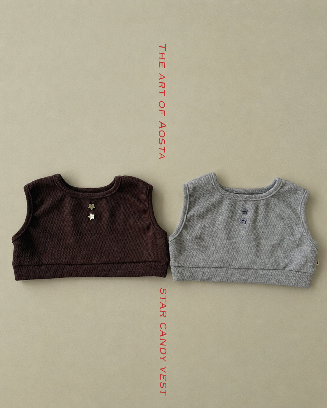 ［Aosta］Star Candy Vest