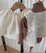 ［Aosta］Lace Open Vest