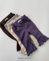 ［Aosta］Jelly Waffle Pants