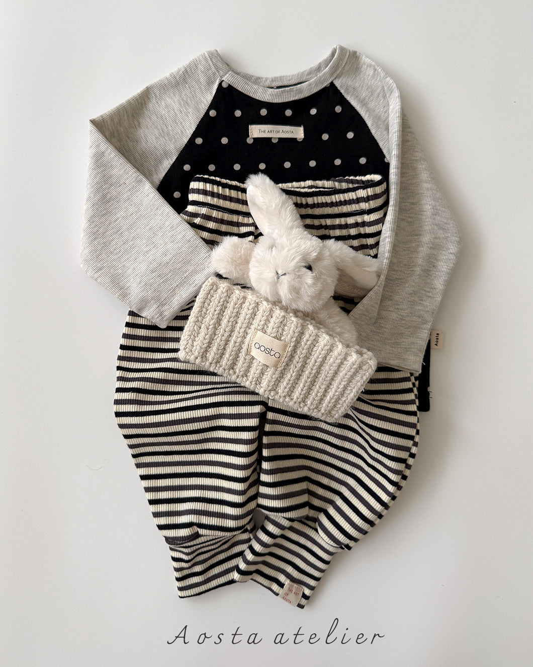 ［Aosta］Dot Raglan Tee