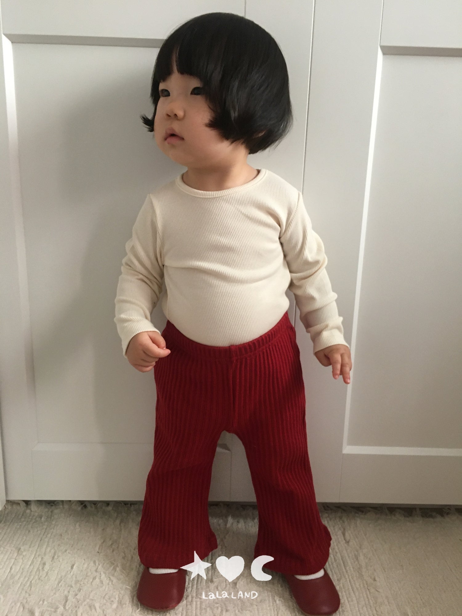 ［Lala land］Tulip rib pants