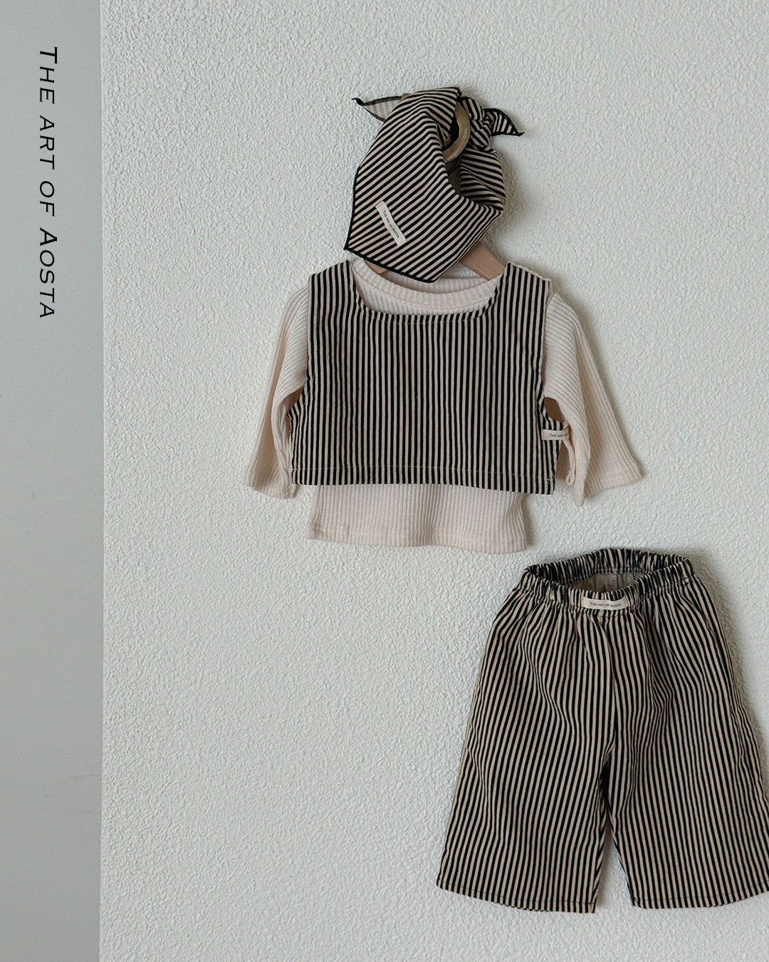 ［Aosta］Louis Stripe Vest