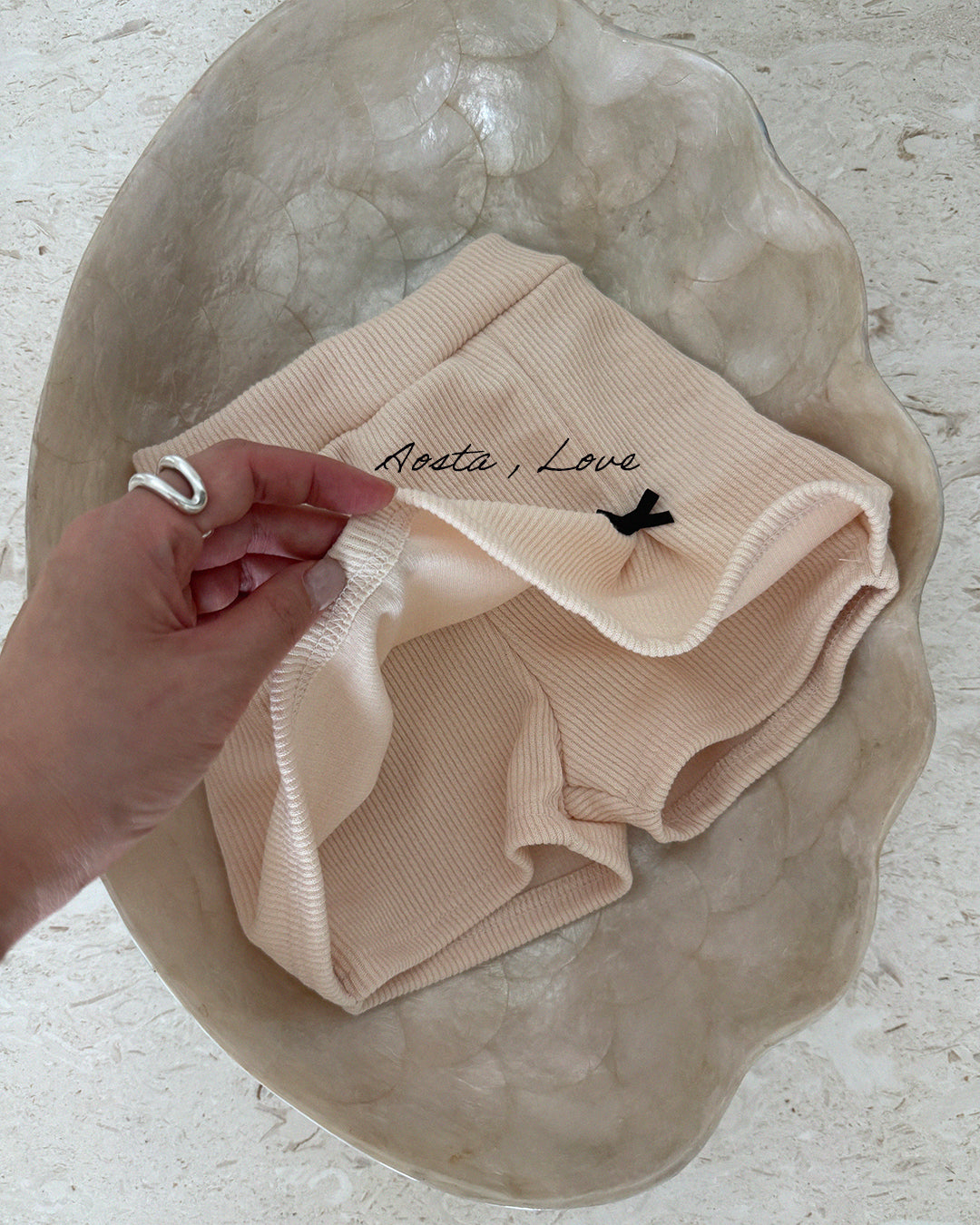 ［Aosta］Bibi Ribbon Skirt Pants