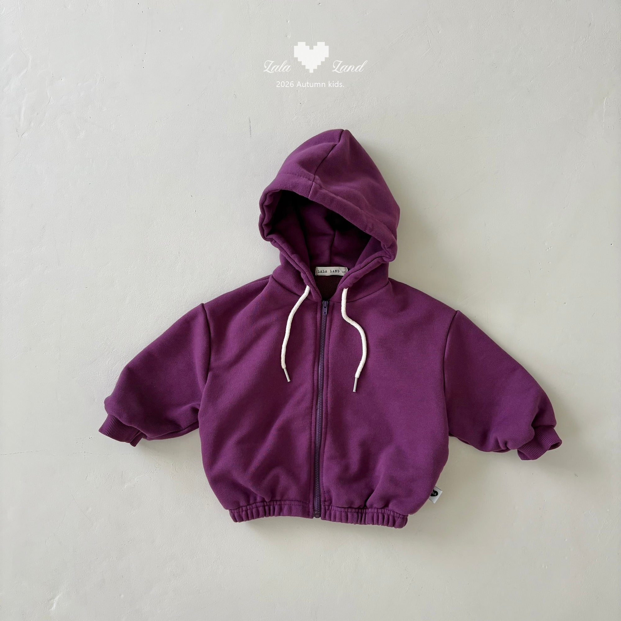 ［Lala land］Beans hood zip up