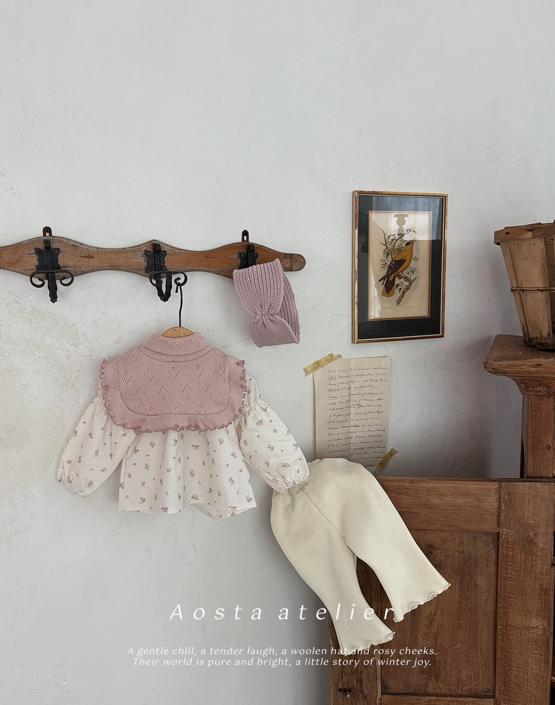 ［Aosta］Le ette frill turtleneck