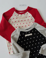 ［Aosta］Dot Raglan Tee