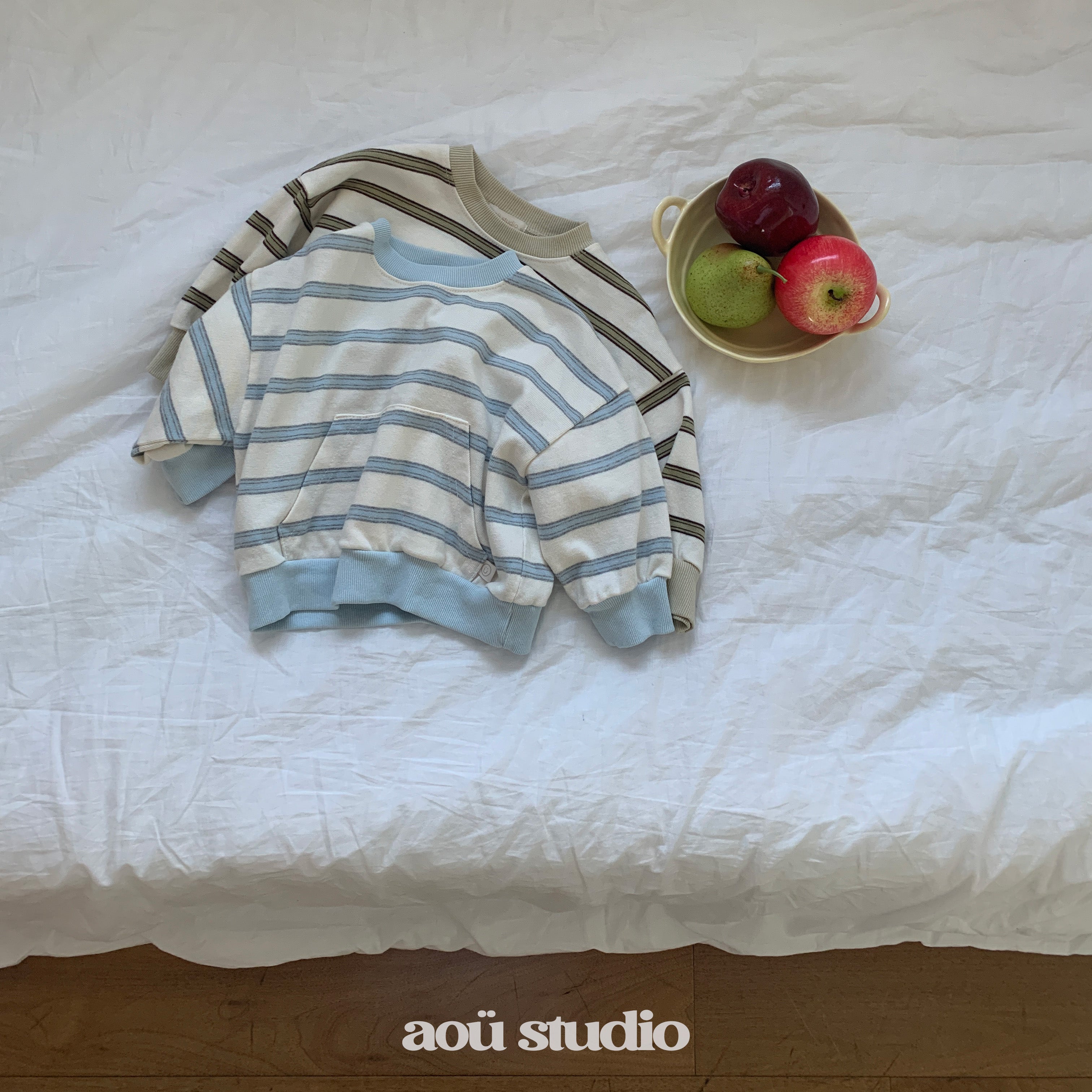 ［aou studio］Day stripe mtm