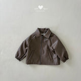 ［Lala land］Caross leather jacket
